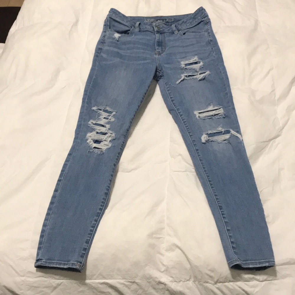 Distressed American Eagle Outfitters Jeans